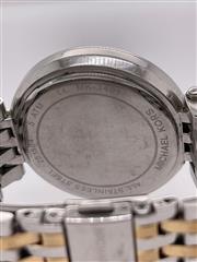 Michael Kor's Darci Blue Women's MK-3401 Gold Two-Tone Watch